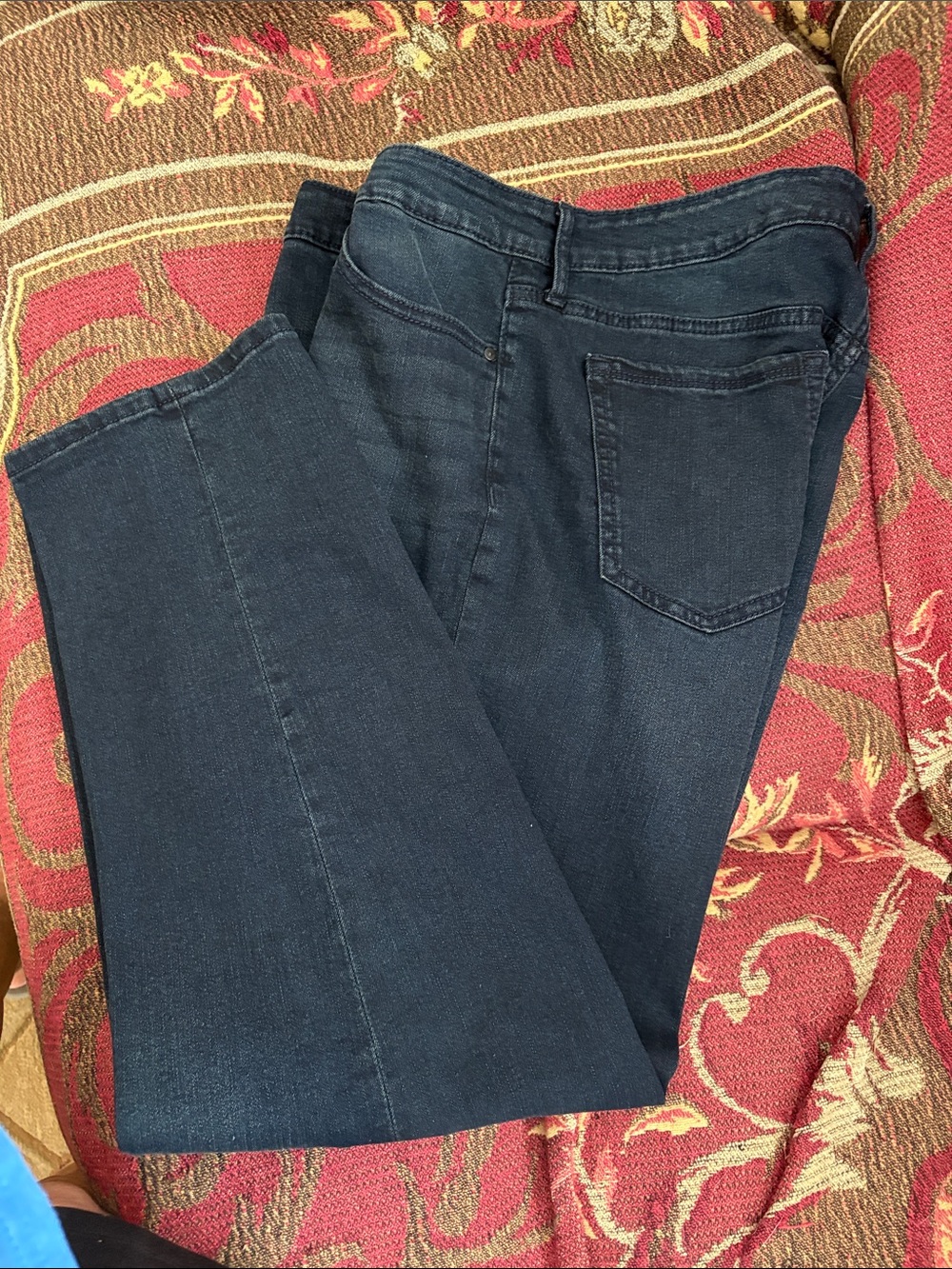 Social Standard by Sanctuary Ladies Dark Blue Straight-Leg Jeans